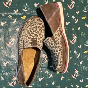 Ariat Cheetah Loafers size 10B